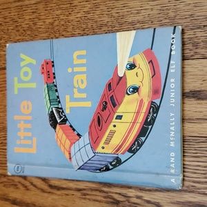 Vtg 1965 Little Toy Train A Rand McNally Junior Elf Book